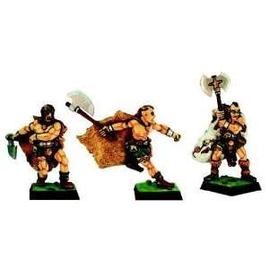  Fenryll Miniatures Berserkers (3) Toys & Games