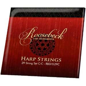  Roosebeck Harp String Set, 29, C   C Musical Instruments