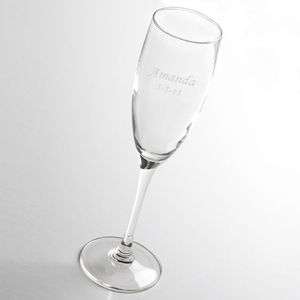 Two Personalized Toasting Glass   Free Engraving!  