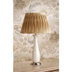 Laura Ashley SBP02213 BTW204 Penelope White Table Lamp 