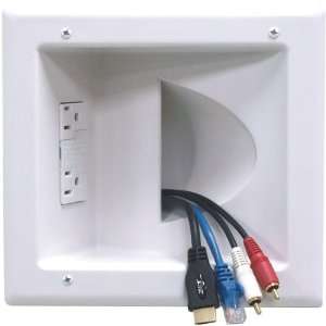   MEDIA PLATE ;WITH DUPLEX SURGE SUPPRESSOR   45 0041 WH