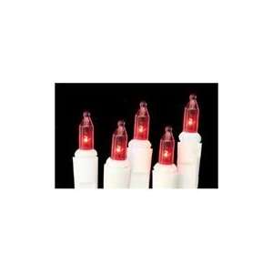  Set of 20 Battery Operated Red Mini Christmas Lights 