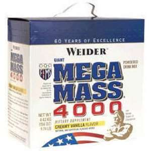  Giant Mega Mass 4000   Creamy Vanilla   9.85 lb Container 