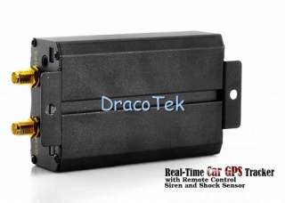 Car GPS Tracker + Car Alarm System Remote control Siren  