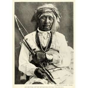  1921 Print Laguna Pueblo New Mexico Native American War 