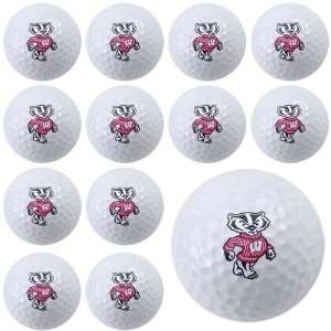  NCAA Wisconsin Badgers Dozen Pack Golf Balls   Sports 