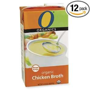 Organics Chicken Broth, 32 Ounce Boxes (Pack of 12):  