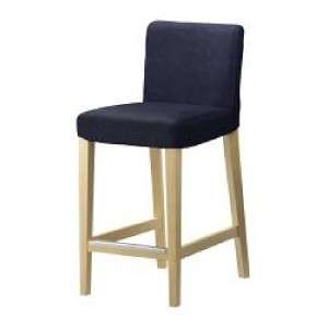 IKEA Henriksdal Barstool Cover Sanne Dark Blue NWOT  