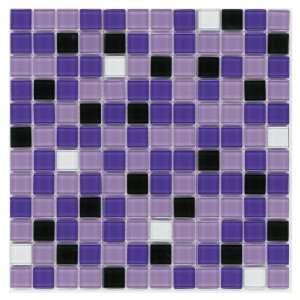  Britto 12W x 12L Elite Ultra Violet Glass Tile 