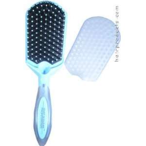   CLEAN Professional Self Cleaning Travel Purse Hair Brush (Color Green