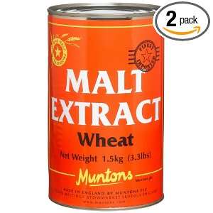 Muntons Malt Extract, Liquid, Unhopped Wheat, 3.3 Pound Cans (Pack of 