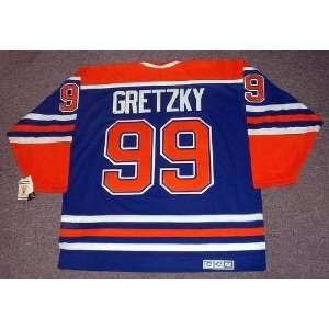   GRETZKY Edmonton Oilers 1987 CCM Vintage Throwback Away Hockey Jersey