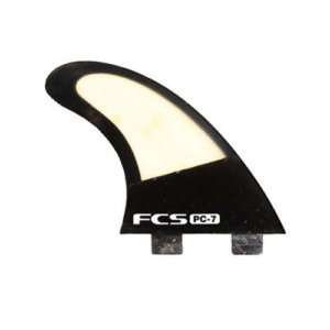 FCS PC 7 Bamboo Surfboard Thruster Tri Fin Set   Smoke  