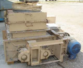24 X 32 DUAL ROLL GLASS CULLET CRUSHER  