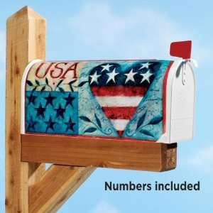  Patriotic Heart Magnetic Mailbox Cover: Home Improvement