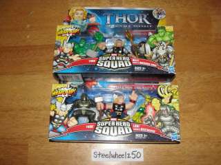 Marvel Super Hero Squad Thor Destroyer Odin Loki Movie  