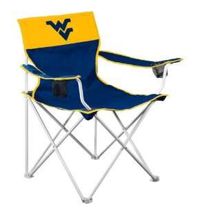  West Virginia Big Boy Adult Folding Logo Chair: Sports 