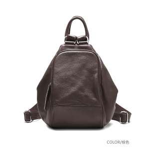  DuDu Womens Oxhide shoulder BLACK backpack handbag tote 