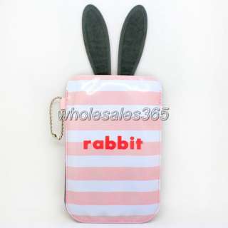 For LG KS360 C550 GT350 T500 GM360 Cell Phone Rabbit Case Pouch Bag 
