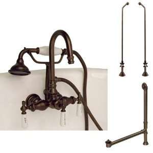   Hand Sprayer, Supplies for Copper Pipe, and Drain   Oil Rubbed Bronze