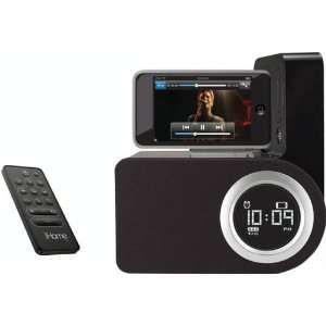  iHome iH41 Pivoting Alarm Clock for iPod (Black): MP3 Players 