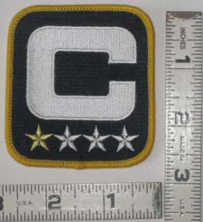CHICAGO BEARS NFL FOOTBALL CAPTAIN C JERSEY PATCH 1ST YEAR CREST 