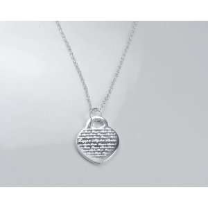  Kappa Alpha Theta Sorority Silver Heart Necklace: Jewelry