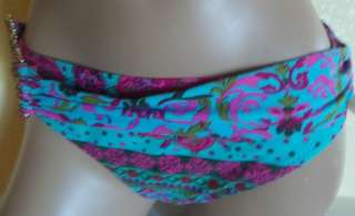 BECCA Floral Belted Bikini Bottom, Small, $58, NWT  
