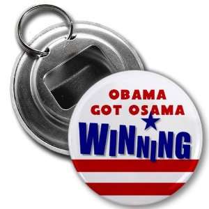  OBAMA GOT OSAMA Bin Laden Winning 2.25 inch Button Style 