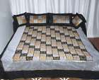 New Patch Work Double Size Bedspread Bedsheet Bed Cover