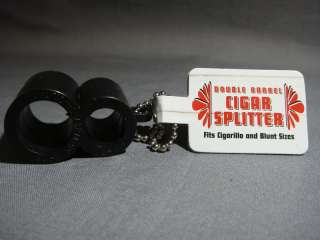 CIGAR SPLITTER DOUBLE BARREL FITS CIGARILLO & BLUNT  