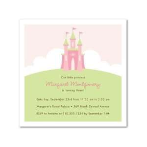 Birthday Party Invitations   Pink Castle By Nancy Kubo