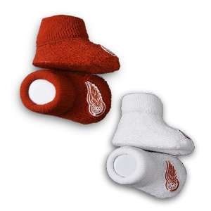  Detroit Red Wings Baby Bootie 2 Pack: Sports & Outdoors