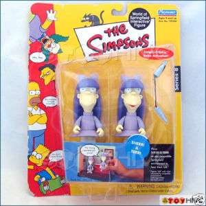 Simpsons twin girls Terri and Sherri series 8 figures  