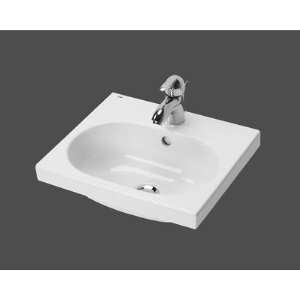    Traffic Minnie Ceramic Bathroom Sink in White: Home Improvement