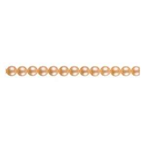  #285 8mm Glass Matte Beads Peach   15 beads Arts, Crafts 