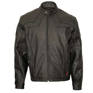Milwaukee Motorcycle Clothing Company Mens Scooter Jacket with Studded 