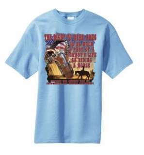 Right to Bear Arm Cowboy Life Riding Horse T Shirt S 6x  