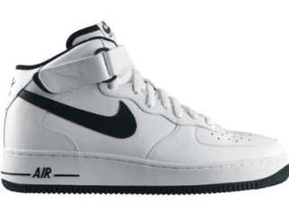   : Childrens Nike Air Force One Mid (White Black)(Size=11.5M): Shoes
