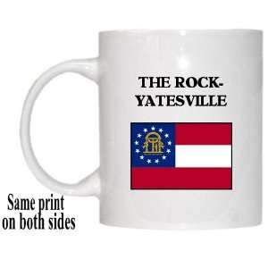   State Flag   THE ROCK YATESVILLE, Georgia (GA) Mug 