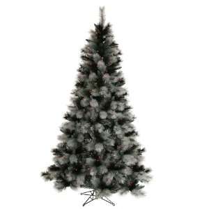 Pre Lit Black Ash Christmas Tree 
