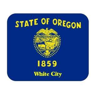  : US State Flag   White City, Oregon (OR) Mouse Pad: Everything Else