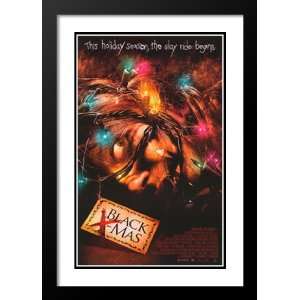 Black Christmas 32x45 Framed and Double Matted Movie Poster   Style A