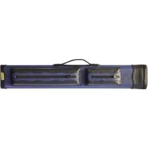  Sterling Black/Blue Crown Pool Cue Case for 3 Cues: Sports 