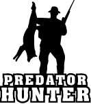 Predator Hunter Coyote Hunting window Decal Sticker You Pick Size 