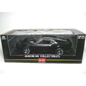    1971 Ford Mustang Pro Stock Drag Car Black 1/18: Toys & Games