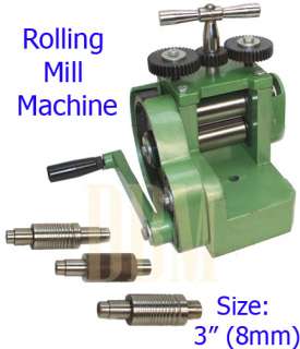 Rolling Mill Machine 3 (8mm) Wire Flat Patter Roller Sheet Metal 5 