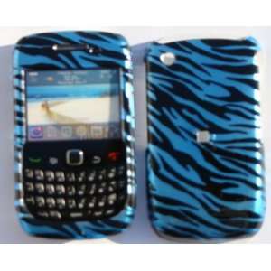   Blackberry 8520 Curve/Gemini   Cool Blue Zebra Print: Everything Else