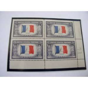   Postage Stamp, Overrun Countries, France, 1943, S#915 