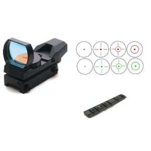 UAG Tactical CQB 4 Reticle Dual Red / Green Open Reflex Sight with 